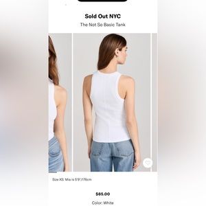 Sold Out NYC The Not So Basic Tank